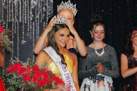 Horace Langford Jr./Pahrump Valley Times Tayela Brown is pictured during the crowning ceremony ...