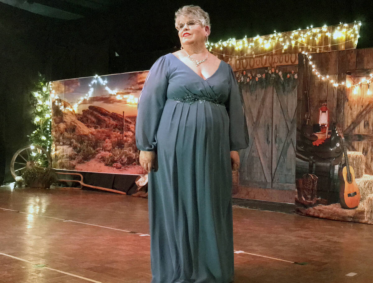 Robin Hebrock/Pahrump Valley Times The contestants of Ms. Senior Golden Years selected Linda Wr ...