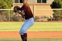 Special to Pahrump Valley Times Cody Fried (9) pitched for the Pahrump Valley Junior all-stars ...