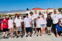 Special to Tonopah Times The Nevada State Horseshoe Pitchers Association held their Sundown Sho ...
