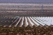 FILE PHOTO More desert land is planned to be used for solar farms by NV Energy, as the utility ...