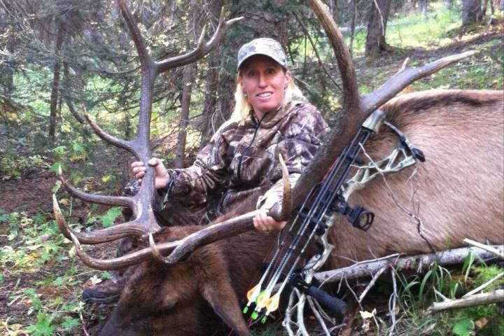 Special to the Pahrump Valley Times A well-aimed arrow by Lanny resulted in her getting a huge ...