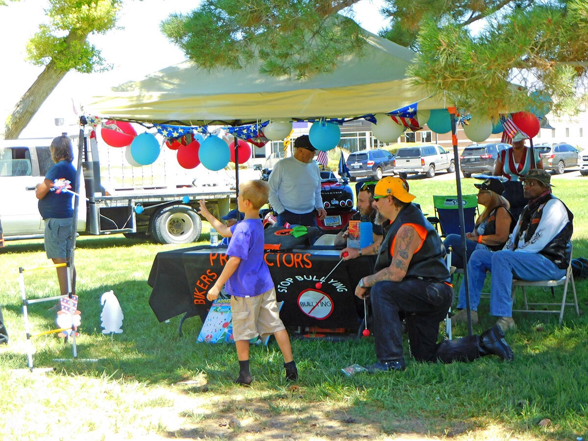 Robin Hebrock/Pahrump Valley Times Members of the local Bikers Against Bullying chapter hosted ...