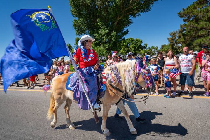 John Clausen/Pahrump Valley Times The 4th of July Parade took place Tuesday, July 4 at the Calv ...