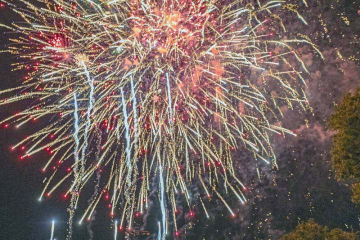 John Clausen/Pahrump Valley Times The town of Pahrump's 2023 Independence Day Fireworks Show to ...