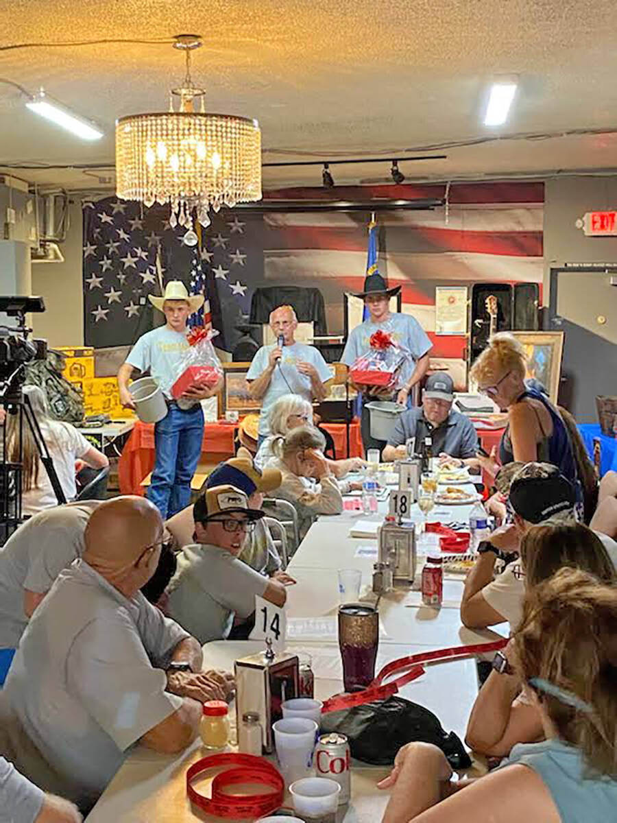 Special to the Pahrump Valley Times The VFW Post #10054 was crowded with supporters of the Jeps ...