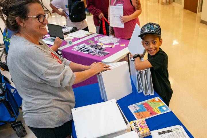 John Clausen/Pahrump Valley Times The 2023 Back to School Fair took place July 29 at Pahrump Va ...