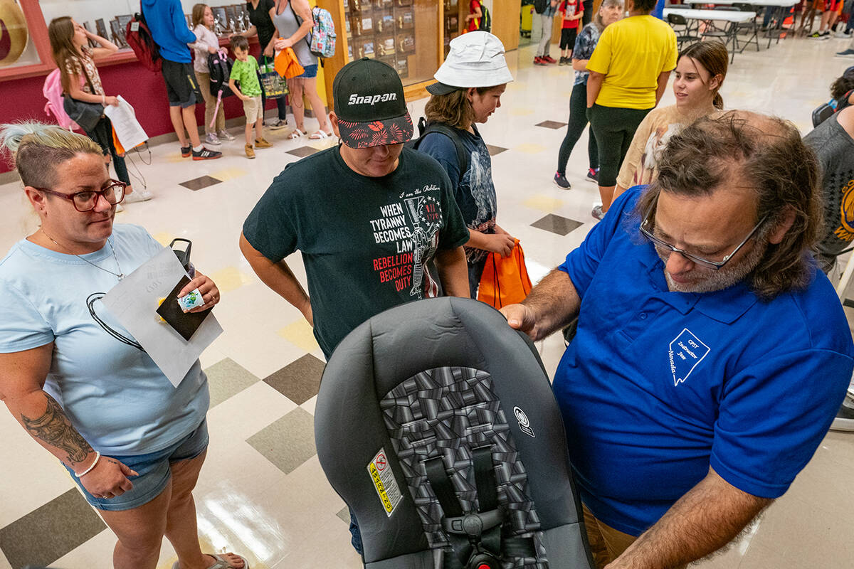 John Clausen/Pahrump Valley Times The Back to School Fair also provided an opportunity for loca ...