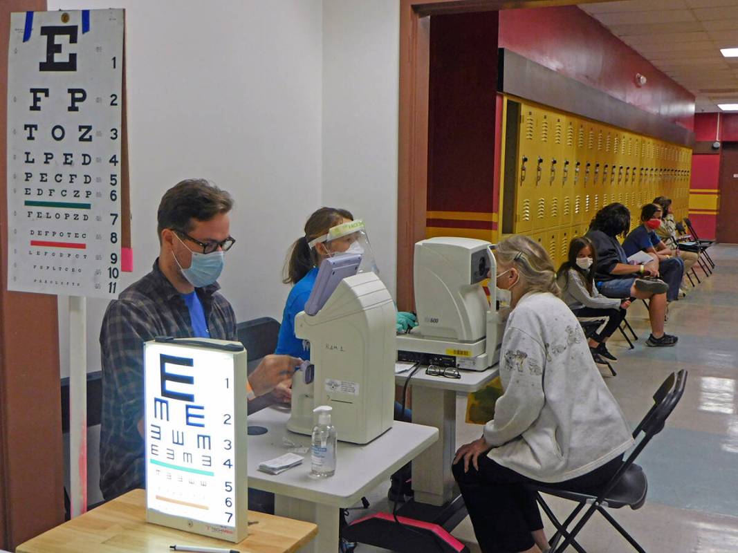 Robin Hebrock/Pahrump Valley Times This file photo shows a Pahrump RAM Clinic patient having he ...