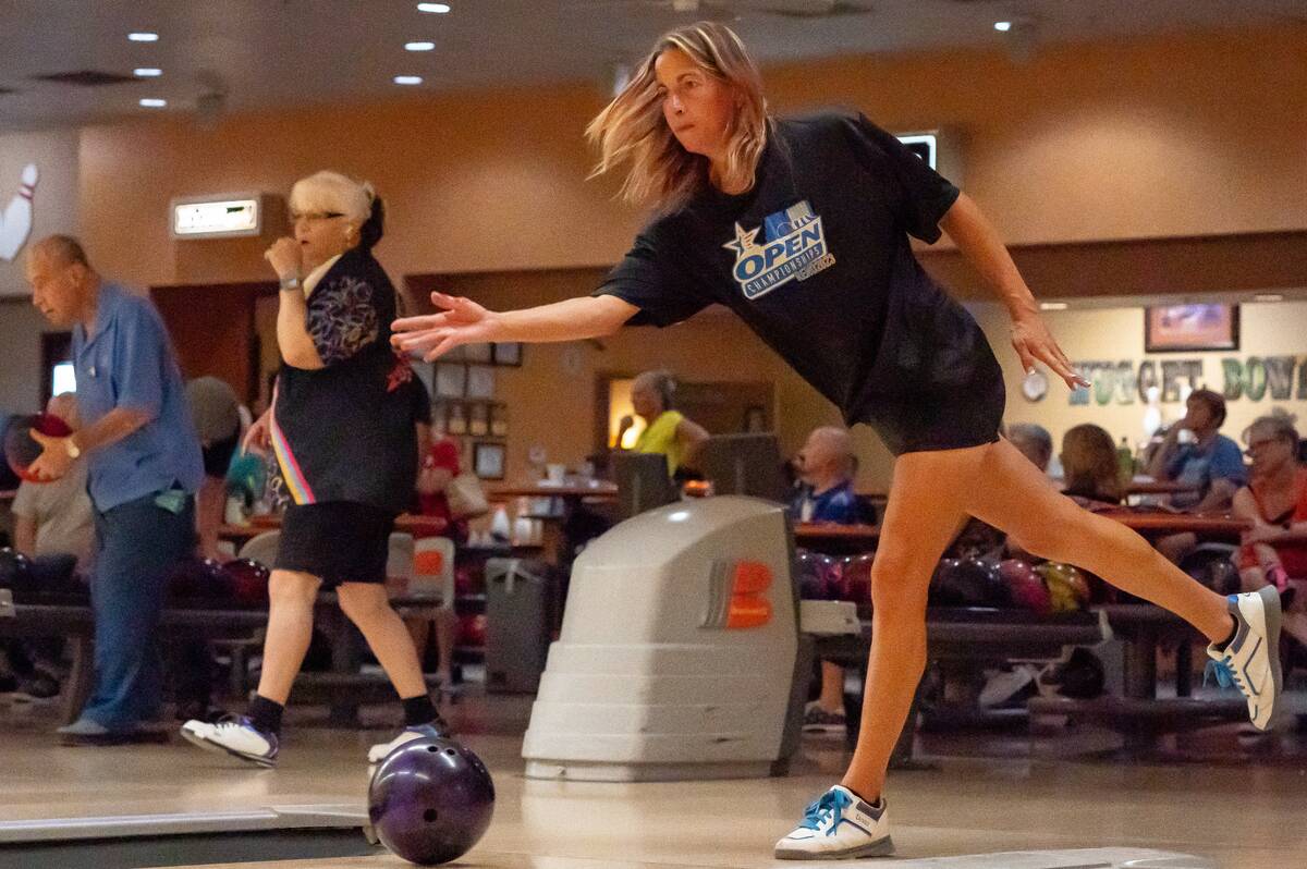 John Clausen/Pahrump Valley Times Seventy bowlers came out to the Pahrump Nugget on Saturday, A ...