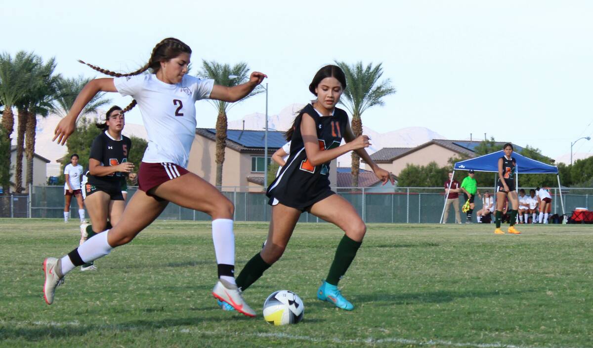 Danny Smyth/Pahrump Valley Times Junior forward Courtney VanHouse (2) is second in scoring for ...