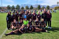 Danny Smyth/Pahrump Valley Times The Pahrump Valley girls soccer team defeated the Virgin Vall ...