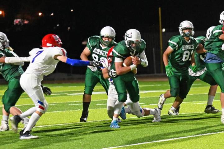 Richard Stephens/Pahrump Valley Times The Beatty Hornets defeated the Indian Springs Thunderbi ...