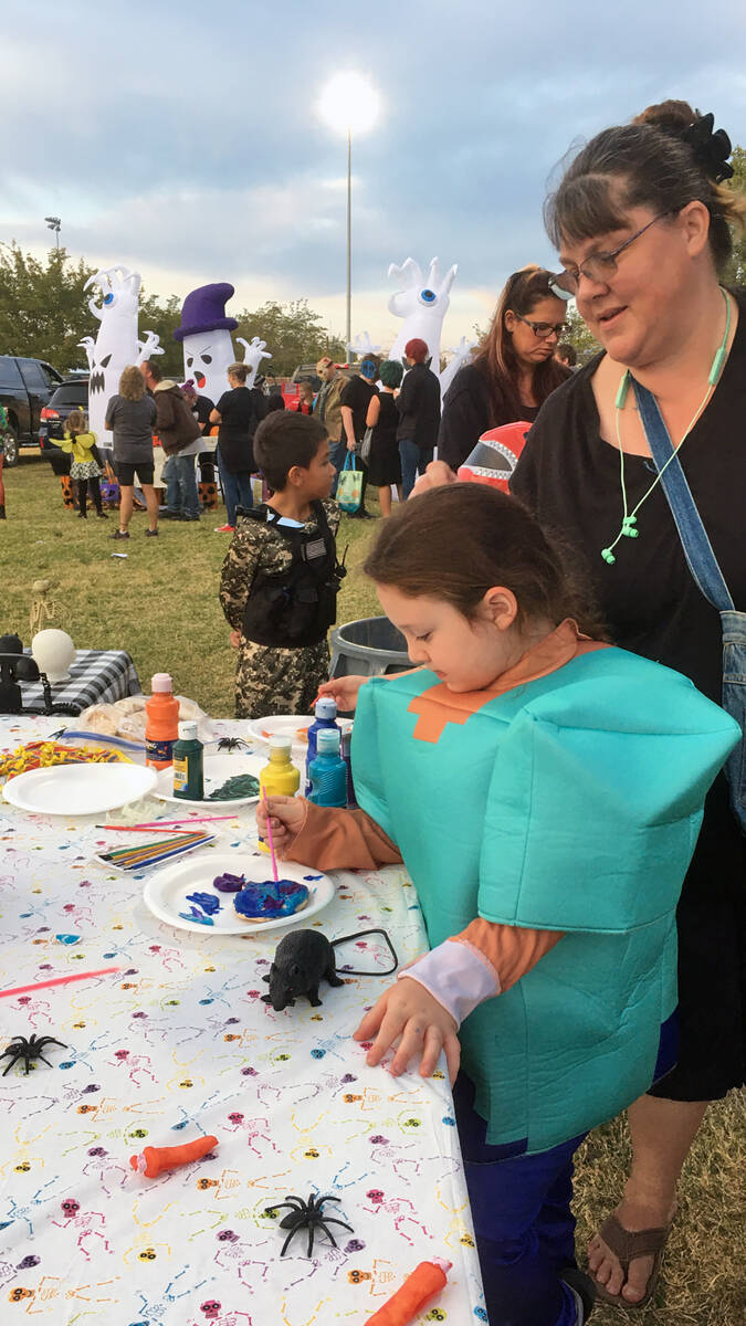 Special to the Pahrump Valley Times Crafts are always a popular attraction at the Halloween Spo ...