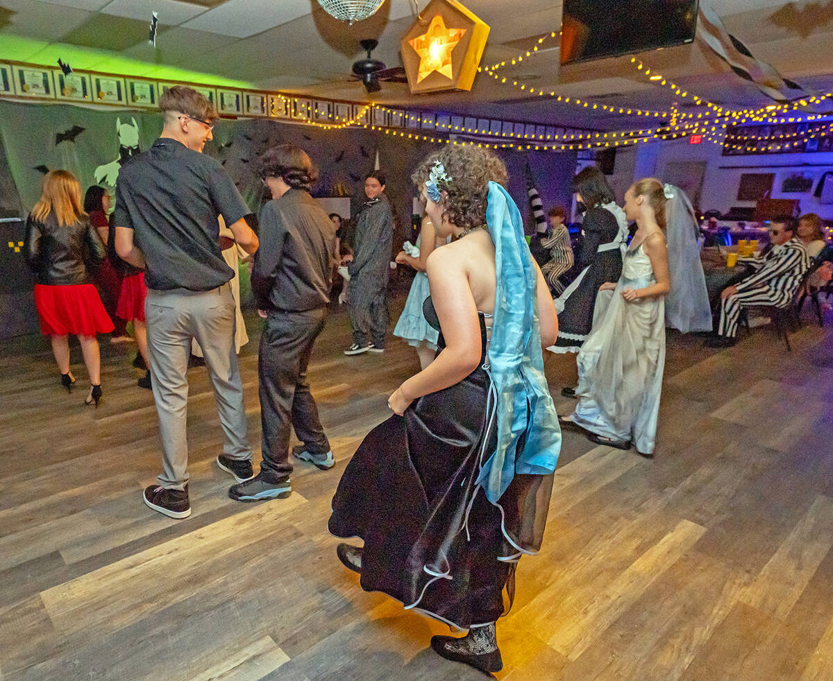 John Clausen/Pahrump Valley Times Guests of the Tim Burton Ball were able to participate in all ...