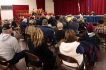 Richard Stephens/Special to the Pahrump Valley Times file A large crowd of Beatty residents att ...