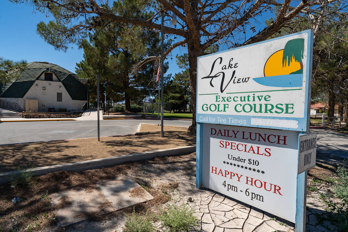John Clausen/Pahrump Valley Times Lakeview Executive Golf Course is an 18-hole, par 60 course t ...