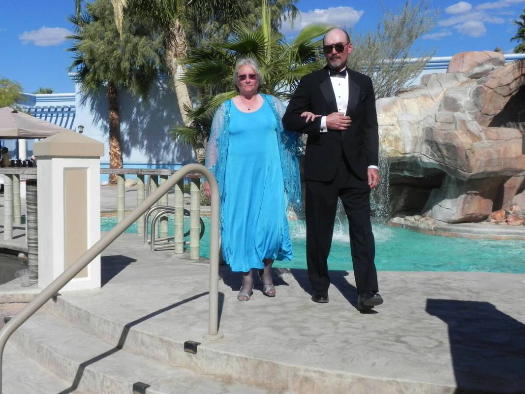 Mark Waite / Pahrump Valley Times file Former Nye County Sheriff Sharon Wehrly modeled clothes ...