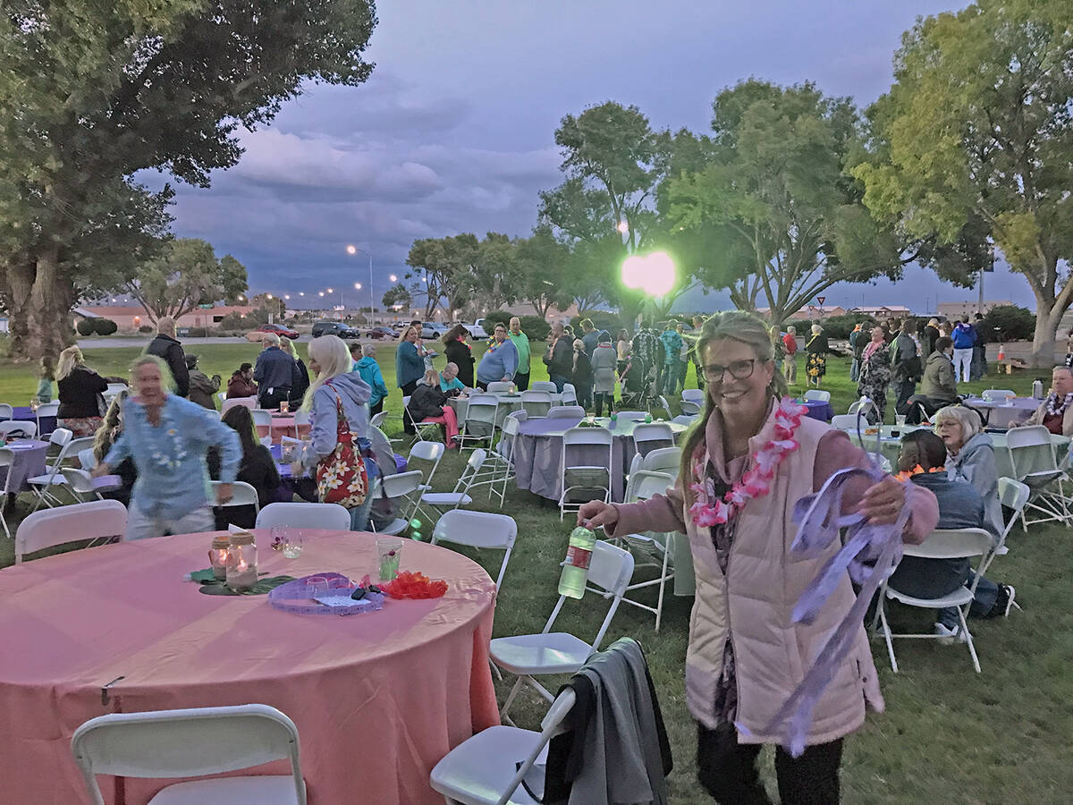 Robin Hebrock/Pahrump Valley Times ACORN Board of Directors Secretary Susan Davila is pictured ...