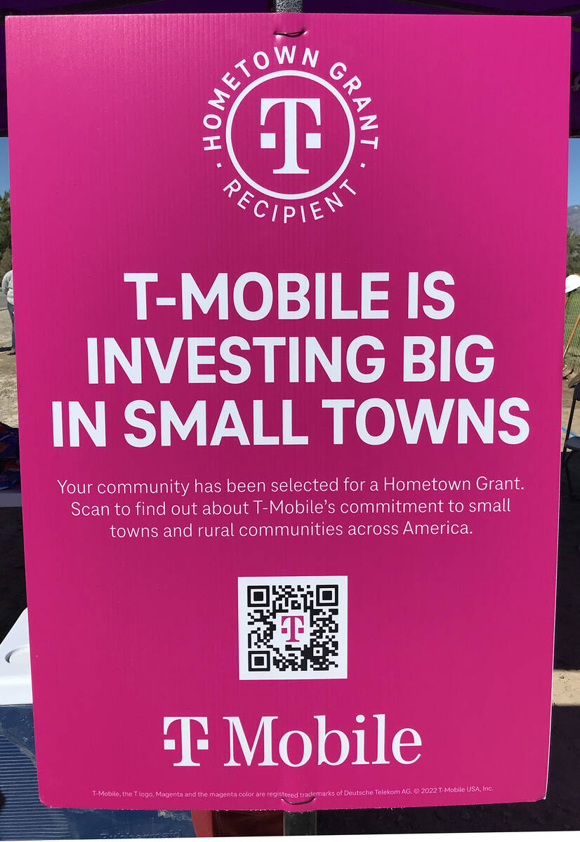 Robin Hebrock/Pahrump Valley Times T-Mobile's Hometown Grants program awarded just 25 grants th ...