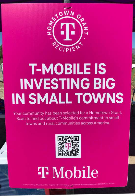Robin Hebrock/Pahrump Valley Times T-Mobile's Hometown Grants program awarded just 25 grants th ...