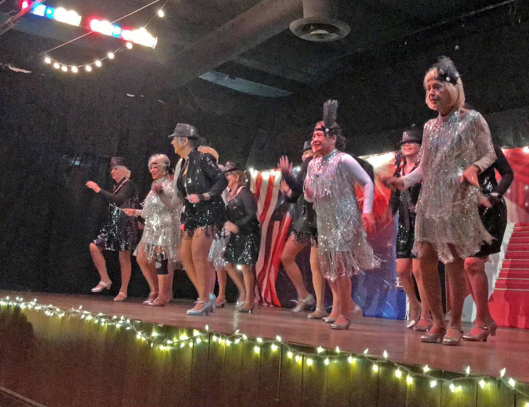 Robin Hebrock/Pahrump Valley Times The Nevada Silver Tappers are shown dancing to a jazzy numbe ...