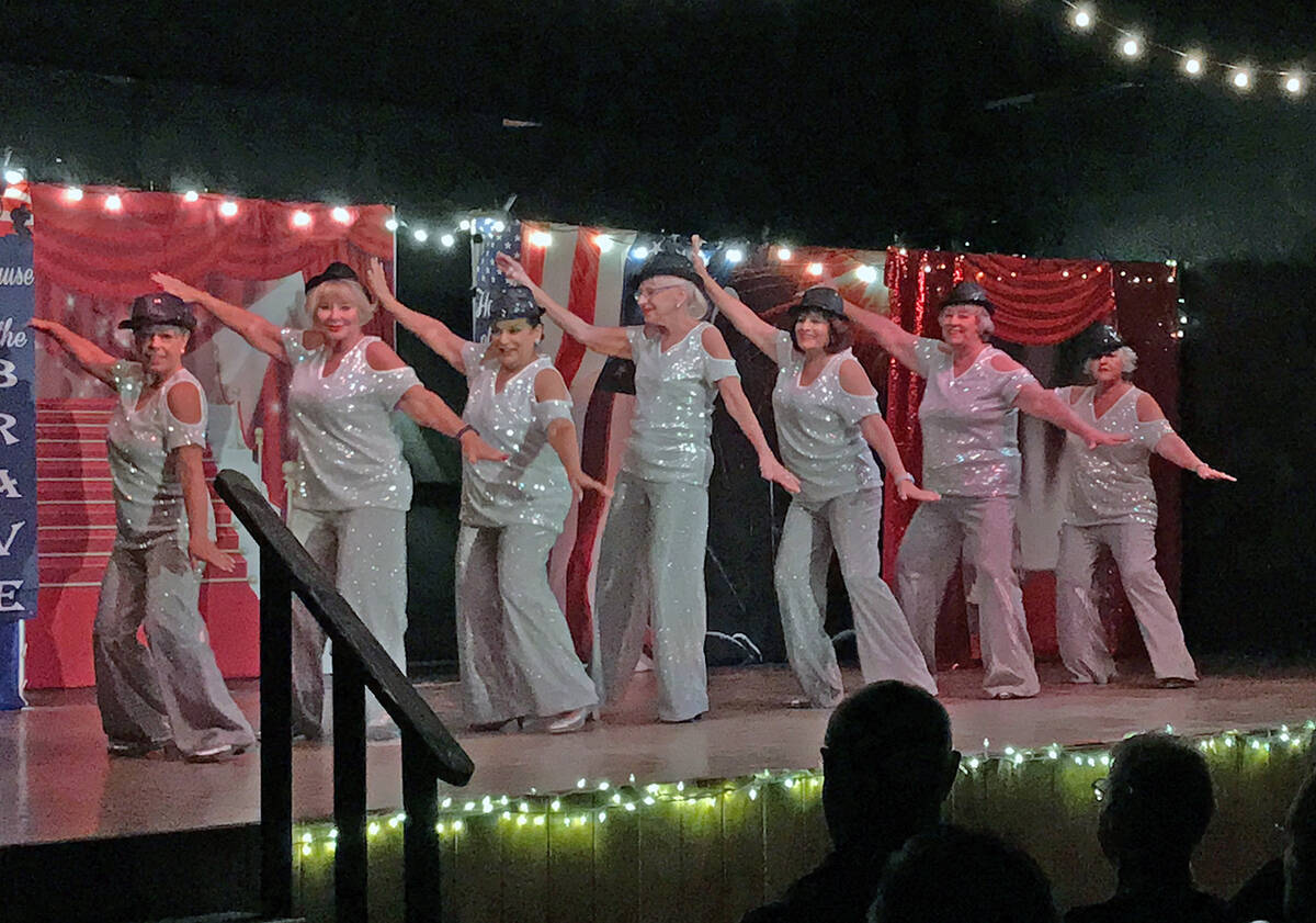 Robin Hebrock/Pahrump Valley Times Ladies with the Nevada Silver Tappers danced in an array of ...