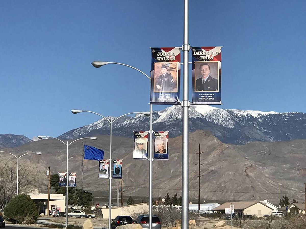 Special to the Pahrump Valley Times The Veterans Banner Program was created in 2017 and impleme ...