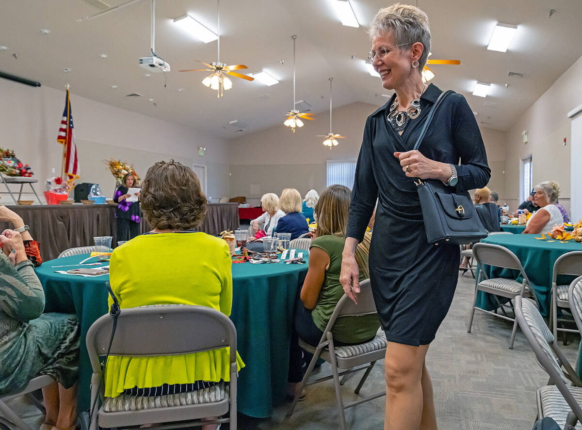 John Clausen/Pahrump Valley Times The Republican Women's Fall Fashion Show featured looks from ...