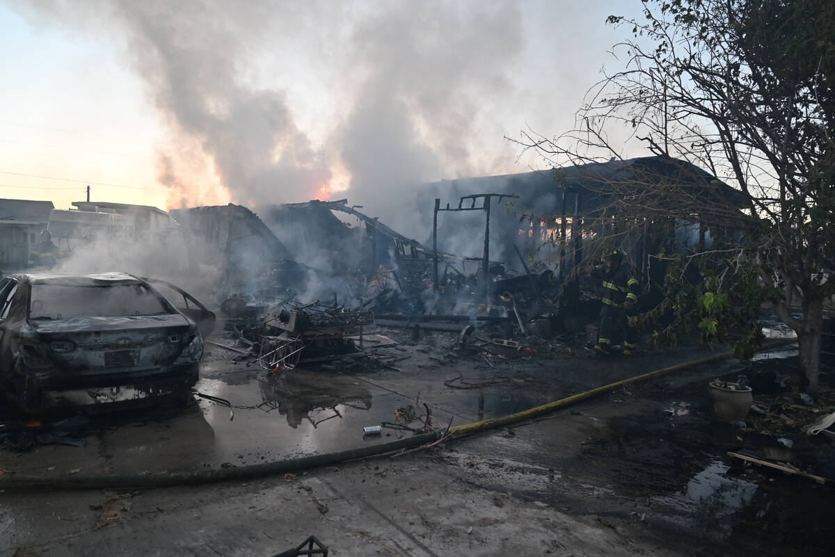 Special to the Pahrump Valley Times The cause of a Wednesday, Oct. 18 fire that killed two and ...