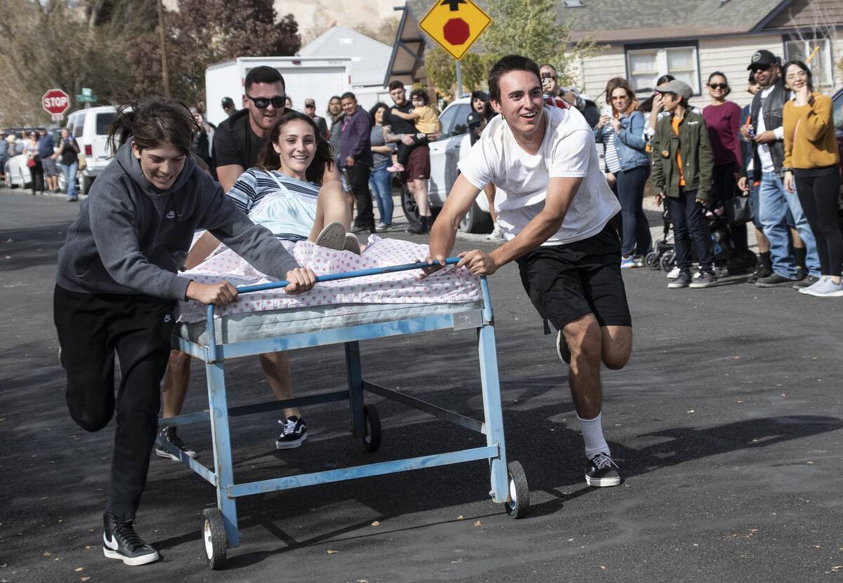 Richard Stephens/Special to the Pahrump Valley Times The bed races have been a popular longstan ...