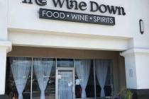 Robin Hebrock/Pahrump Valley Times The Wine Down is located next door to Albertsons and offers ...