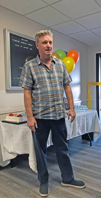 Robin Hebrock/Pahrump Valley Times Dr. Dave Mahon, a dentist out of Henderson and member of the ...