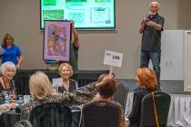 John Clausen/Pahrump Valley Times Living Free Health's 2nd Annual Art for Recovery auction and ...