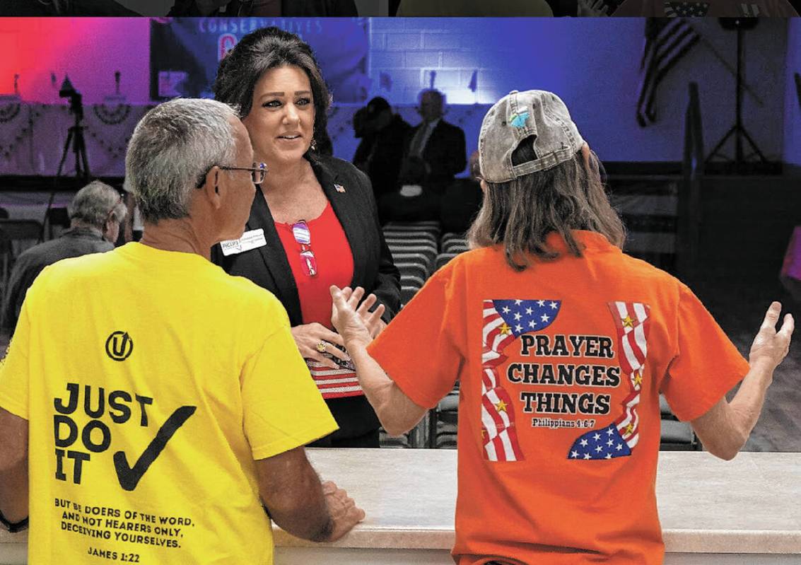 John Clausen/Pahrump Valley Times Stephanie Phillips, a hopeful Republican for U.S. ...