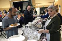 Robin Hebrock/Pahrump Valley Times This file photo from the 2022 Community Thanksgiving Dinner ...