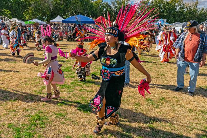 John Clausen/Pahrump Valley Times The 24th Annual Pahrump Powwow took place last weekend at Pet ...