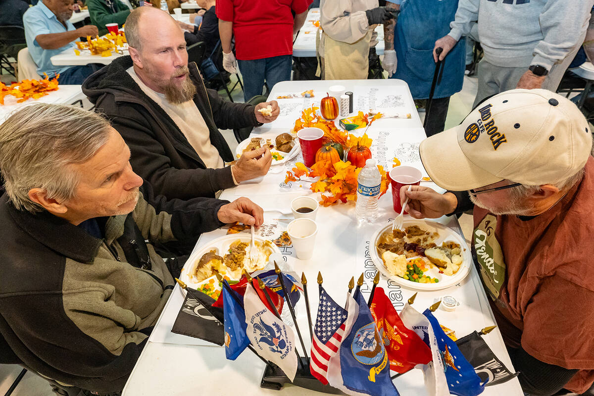 John Clausen/Pahrump Valley Times The Community Thanksgiving Dinner always includes specially d ...