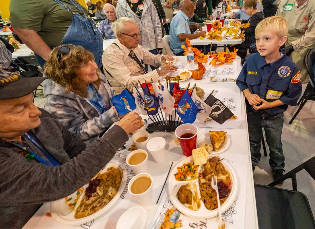 John Clausen/Pahrump Valley Times The 2023 Community Thanksgiving Dinner was a resounding succe ...