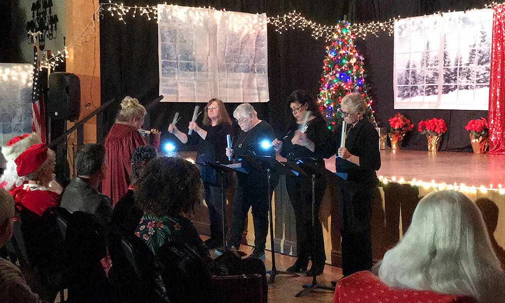 Robin Hebrock/Pahrump Valley Times The Pahrump Valley United Methodist Church Bell Choir perfor ...