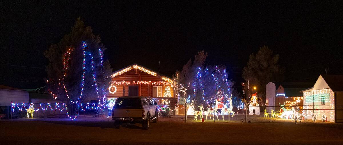 Richard Stephens/Special to the Pahrump Valley Times First place in the residential lighting ca ...
