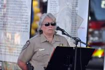Horace Langford Jr./Pahrump Valley Times file Nye County Sheriff Sharon Wehrly spoke at the 201 ...