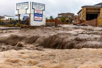 L.E. Baskow/Las Vegas Review-Journal Rainstorms can bring heavy flooding to the valley, someth ...