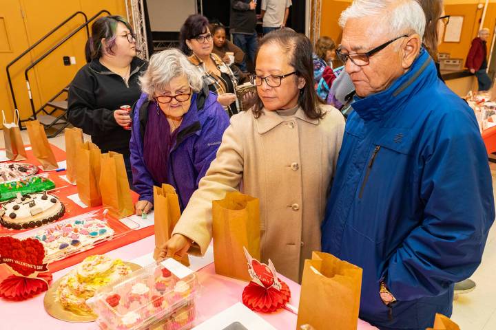 John Clausen/Pahrump Valley Times The 2nd Annual Cake Auction for Nye County Cotillion took pla ...