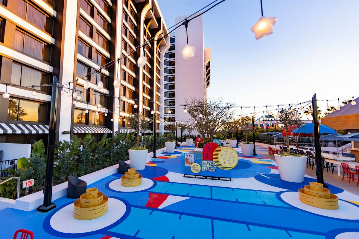 Guests can enjoy their stay by heading to the Pixar Shorts Court on the rooftop deck of Pixar P ...