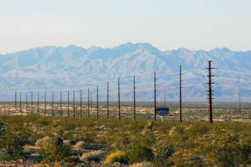 Special to the Pahrump Valley Times GridLiance purchased more than 160 miles of transmission li ...