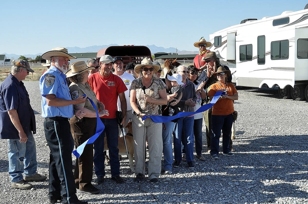 Horace Langford Jr./Pahrump Valley Times The ribbon cutting to celebrate the opening of Southsi ...