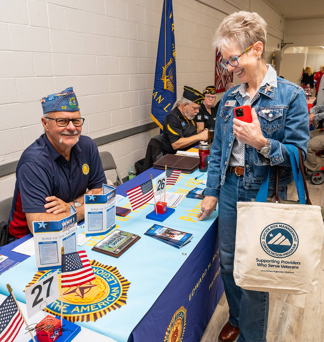 John Clausen/Pahrump Valley Times The 7th Annual Cles Saunders Memorial Veterans' Extravaganza ...