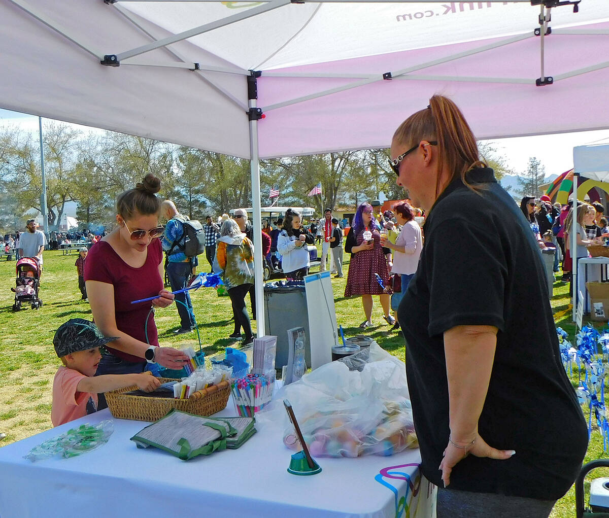 Robin Hebrock/Pahrump Valley Times The Community Easter Picnic invites families out for a day o ...