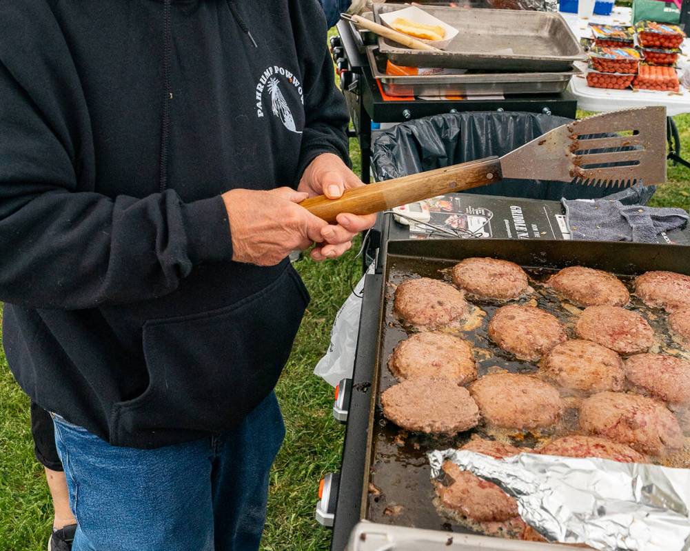 John Clausen/Pahrump Valley Times The free meal at the Community Easter Picnic provided over 1, ...